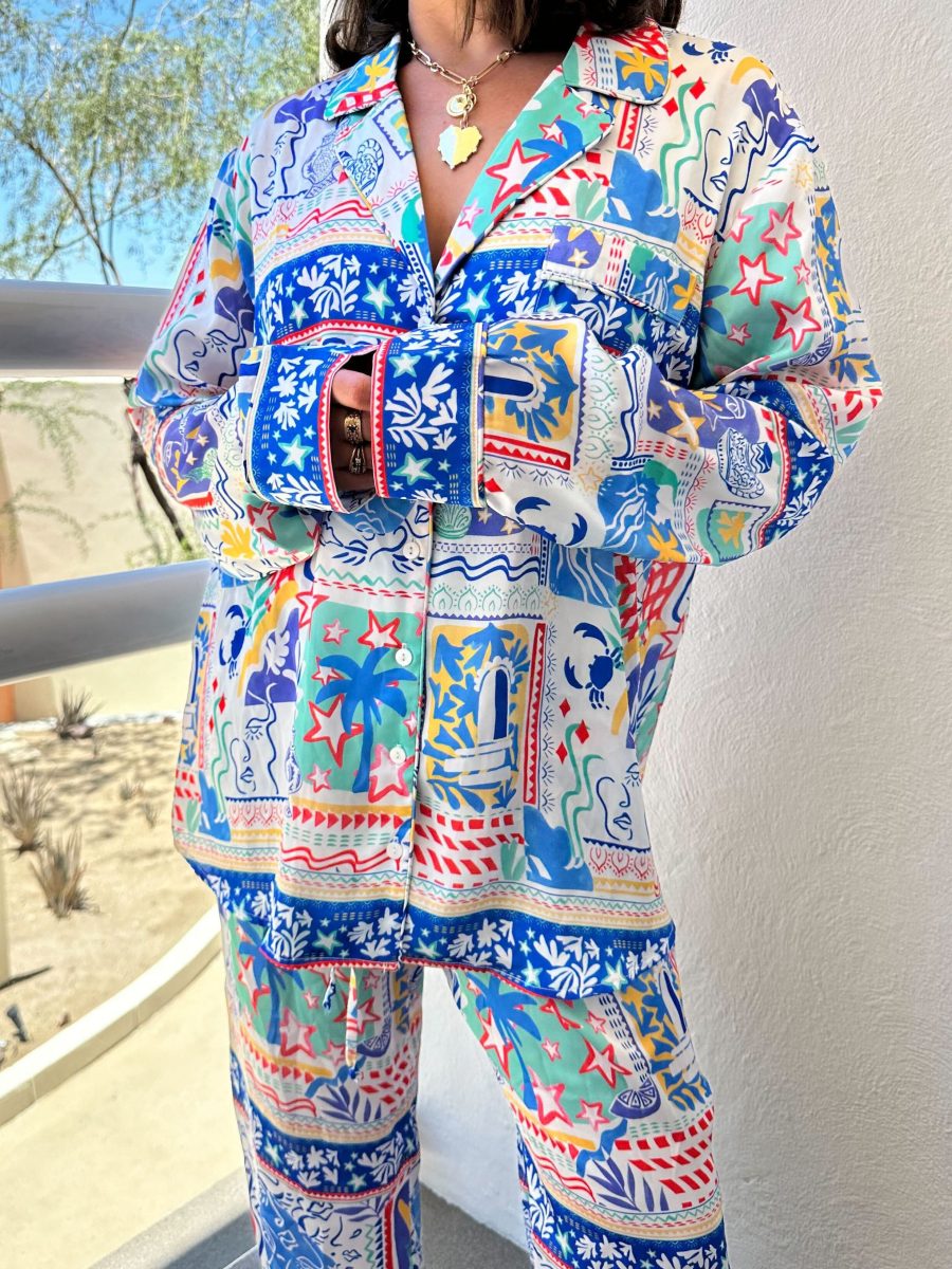 Classic PJ Set ~ Summer Stories Silky