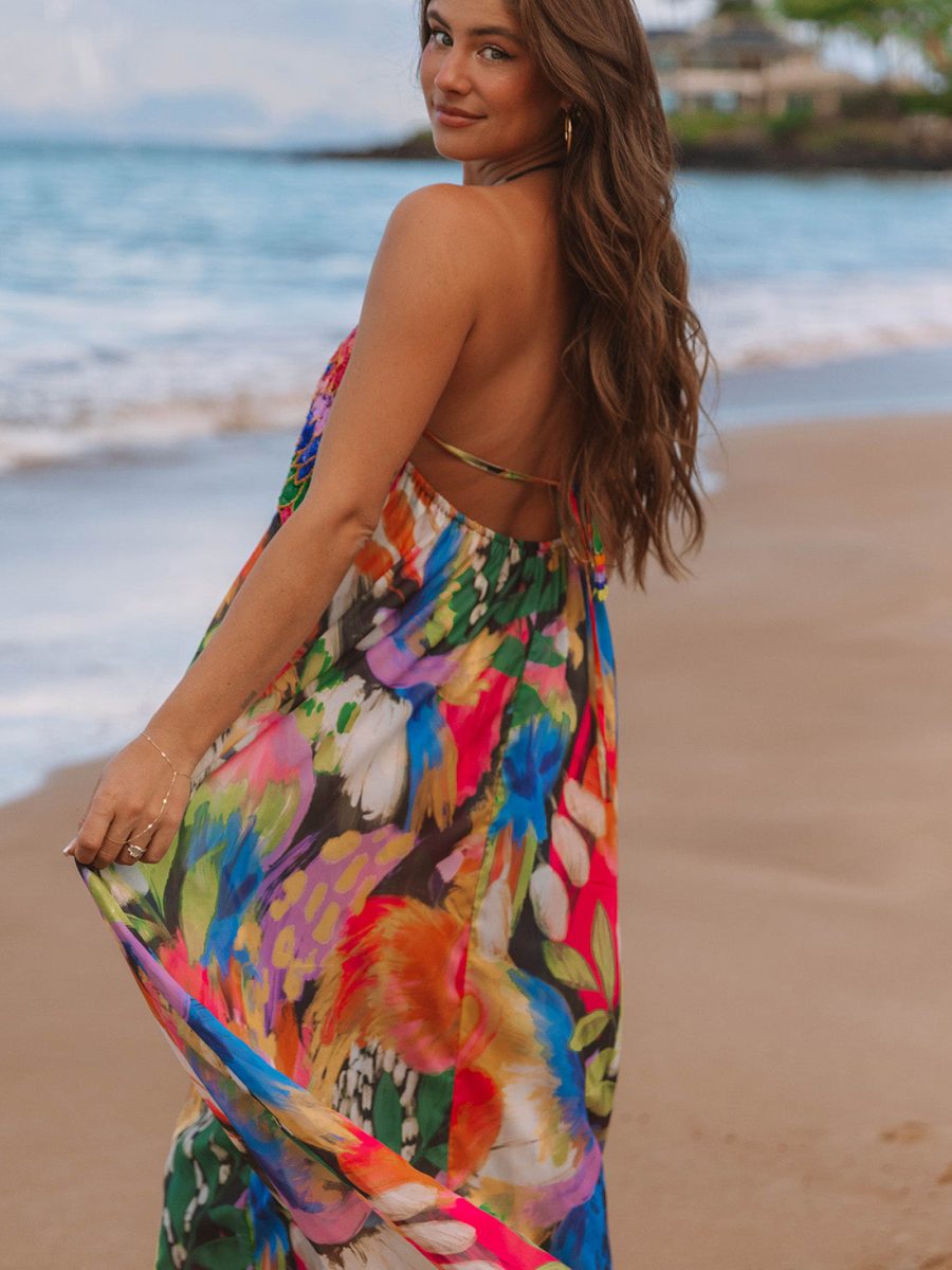 Valentina Maxi Dress ~ Midnight in Rio