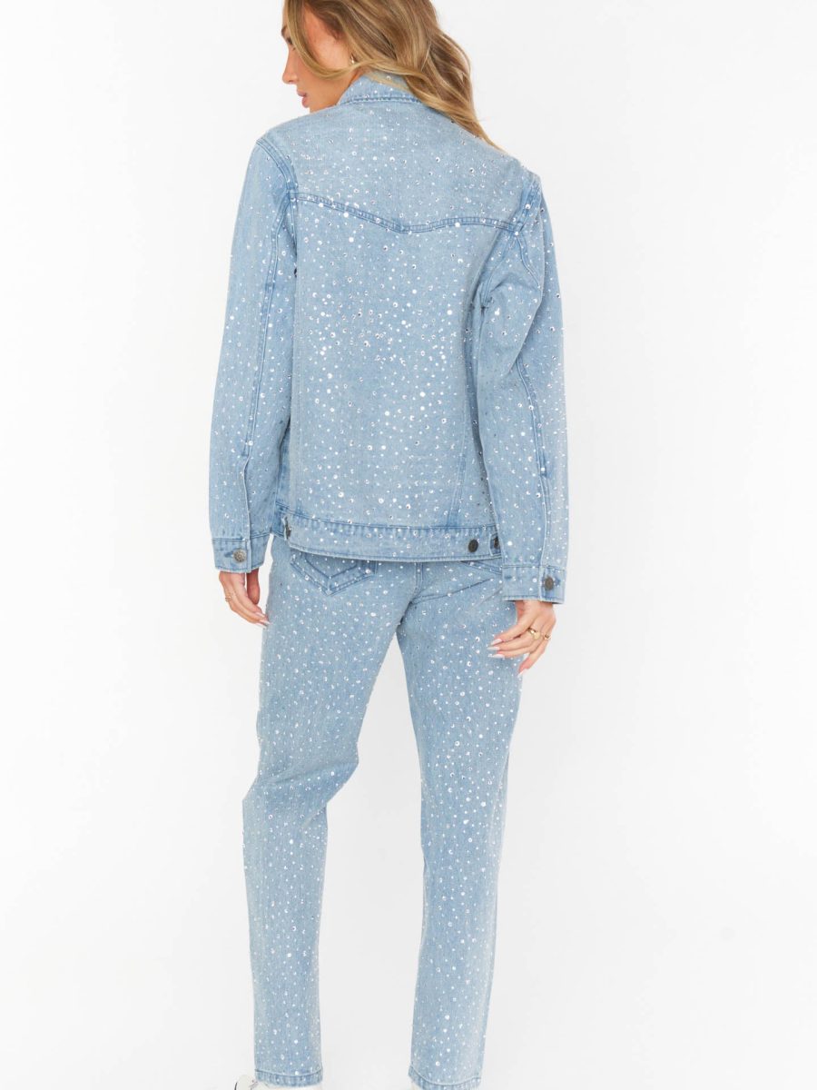 Dover Denim Jacket ~ Embellished Indigo
