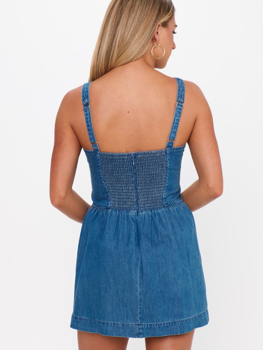 Nina Skort Dress ~ Shadow Blue