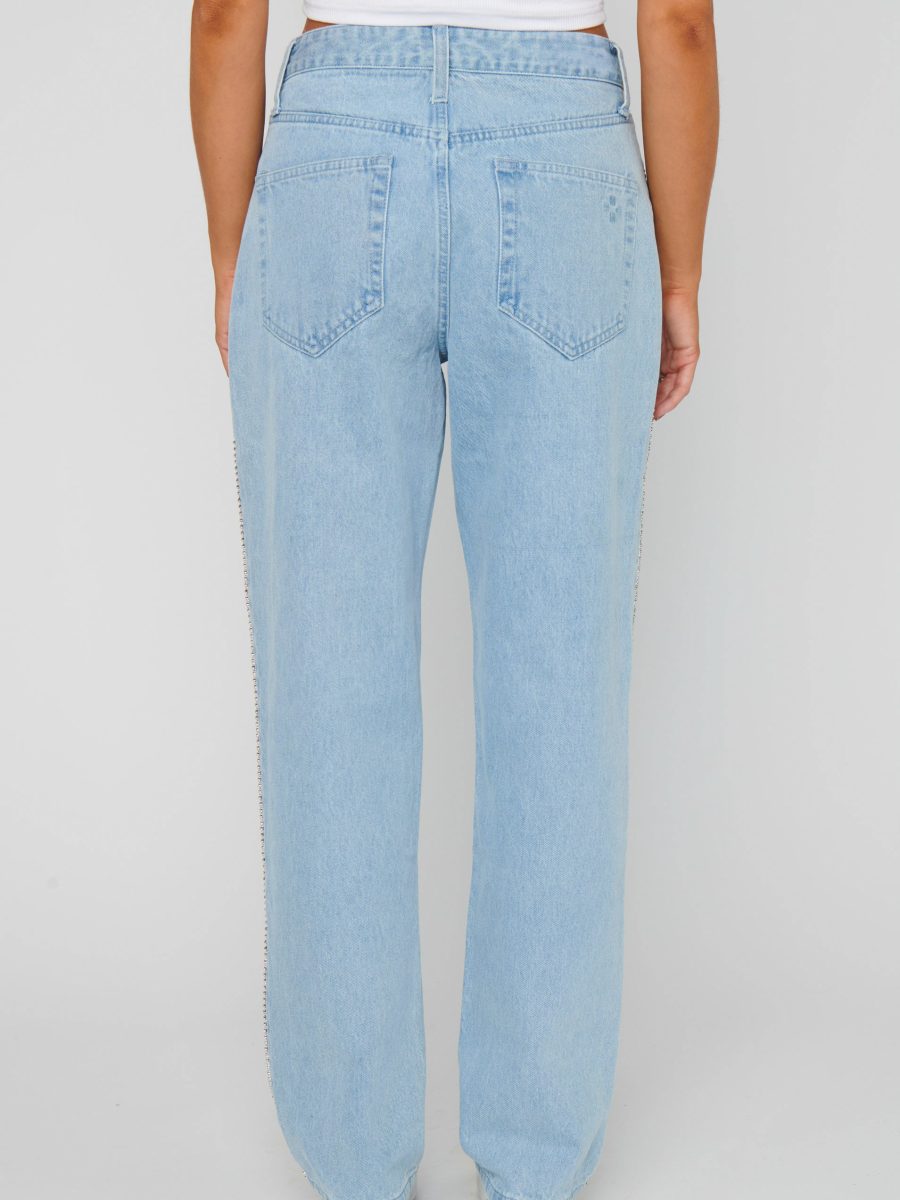 Icon Jeans ~ Indigo with Rhinestone Trim