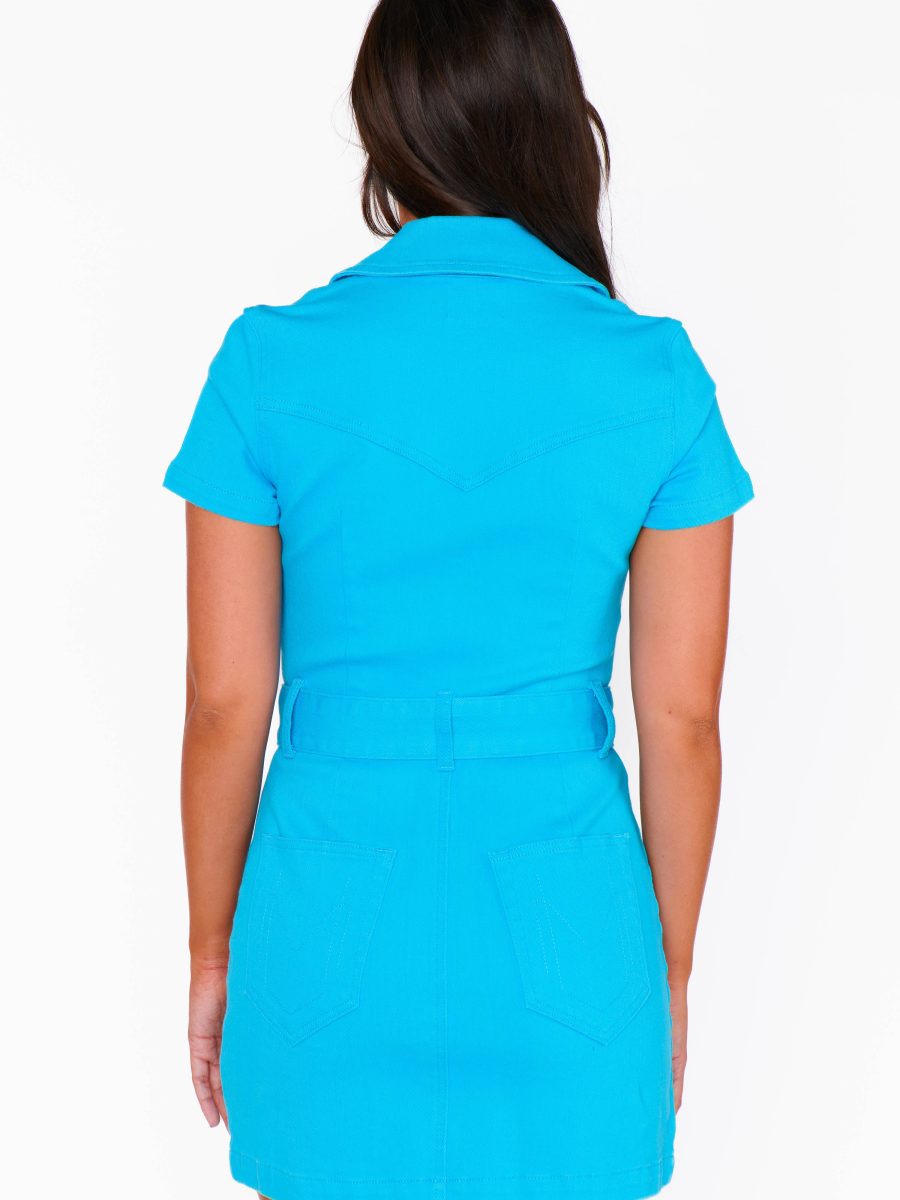 Tempe Mini Dress ~ Azure Denim