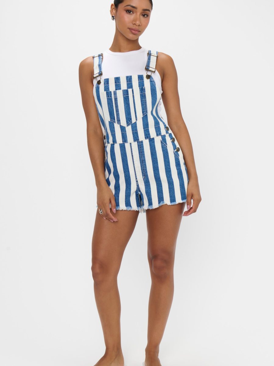Georgia Overalls ~ Sonoma Stripe
