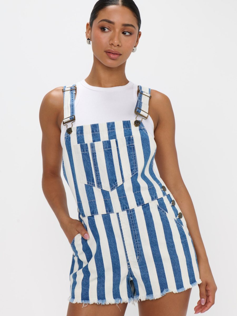 Georgia Overalls ~ Sonoma Stripe