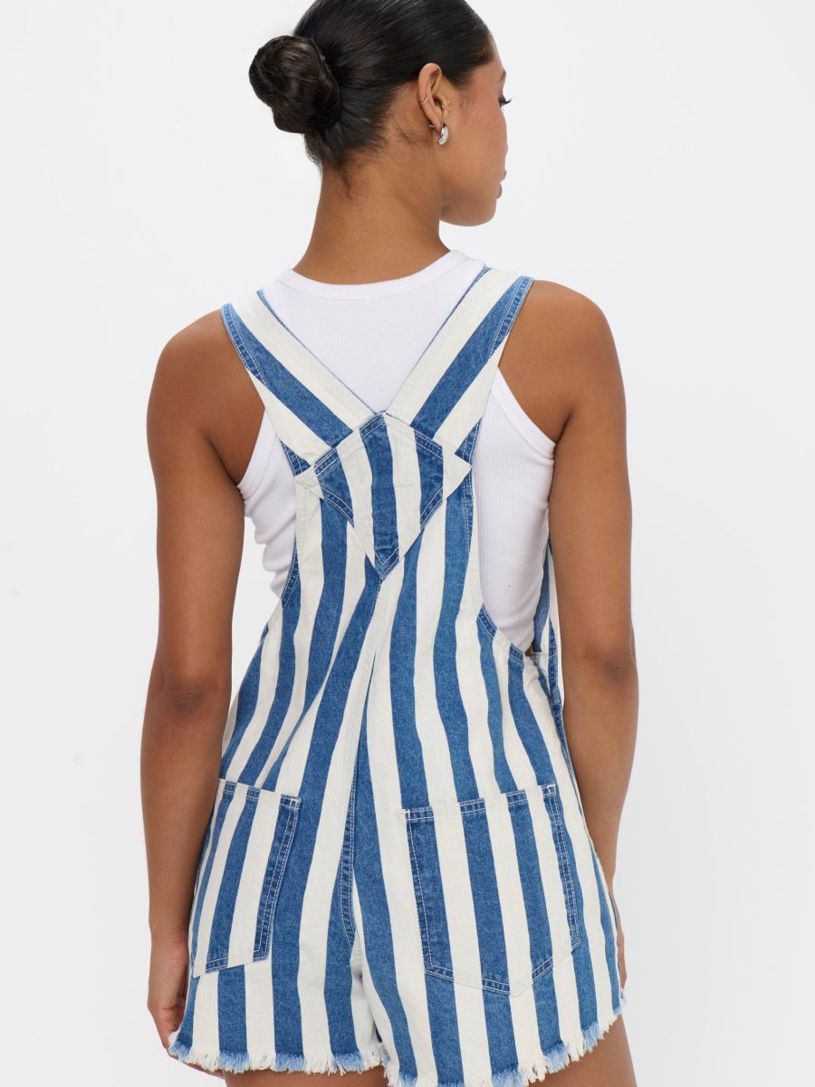 Georgia Overalls ~ Sonoma Stripe