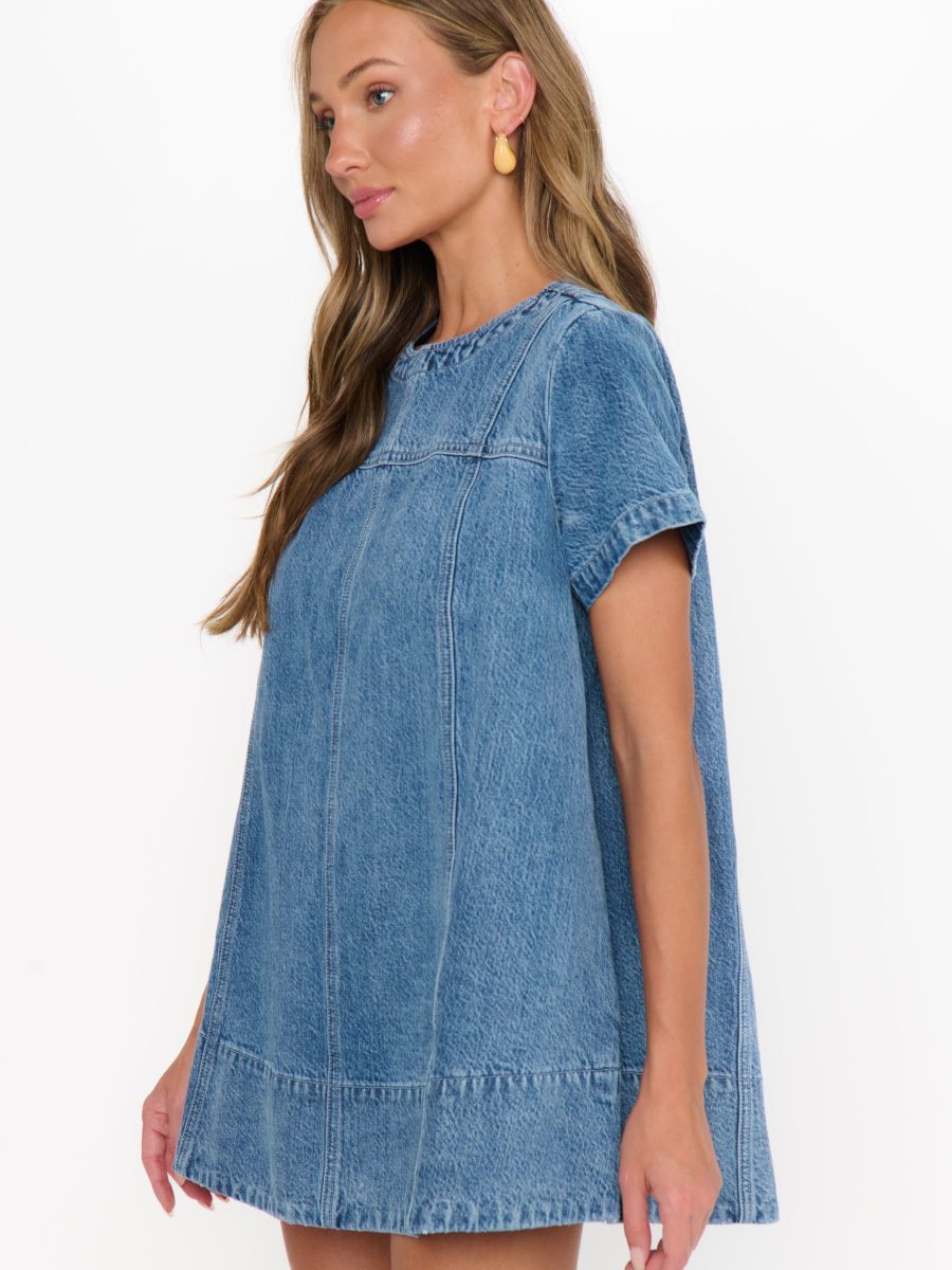 Claremont Dress ~ Stream Indigo