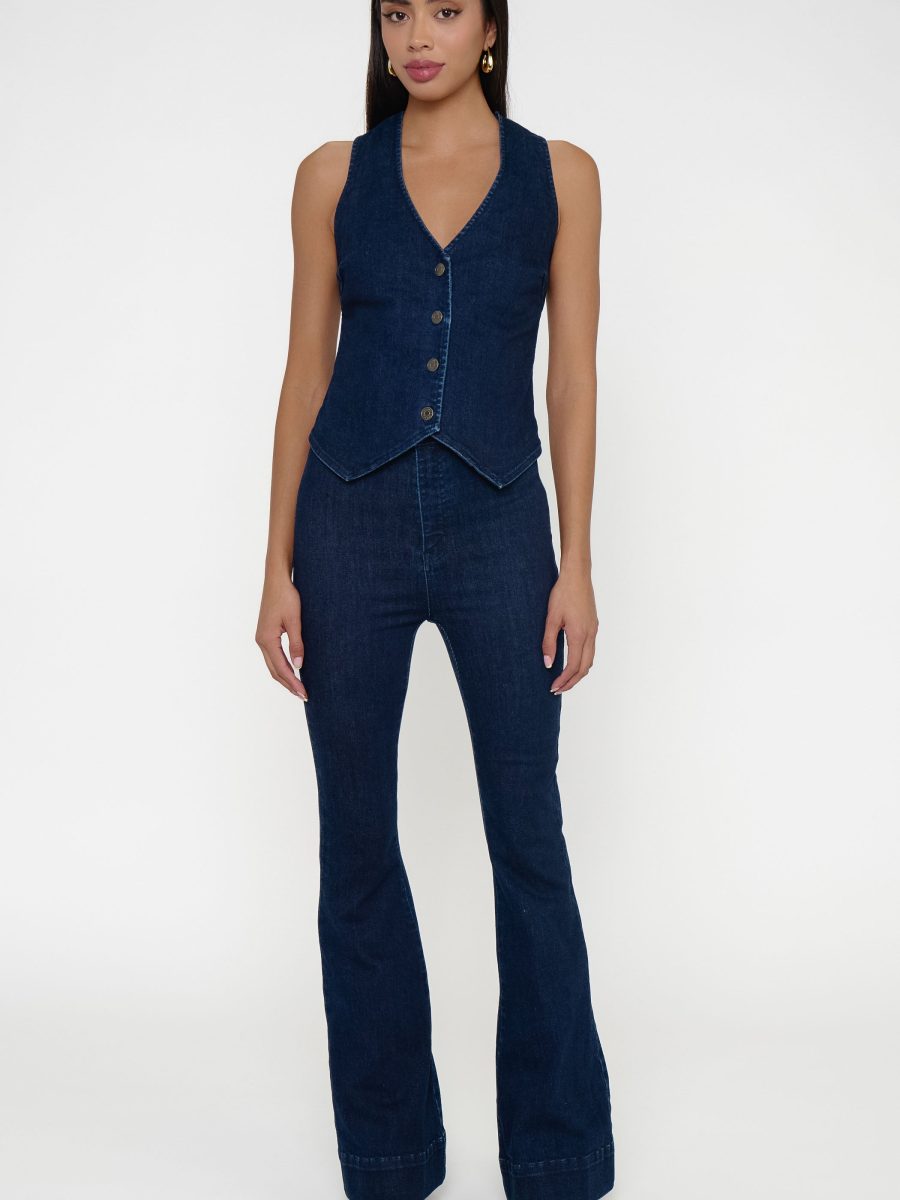 Portland Jumpsuit ~ Dark Ridge Blue