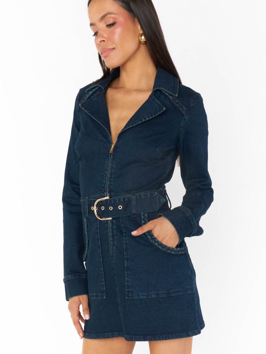 Outlaw Long Sleeve Dress ~ Thunder