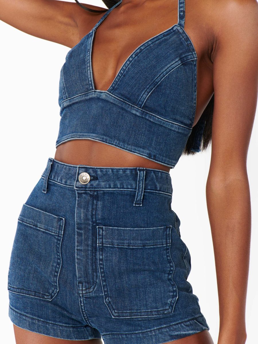 Palm Springs Hot Shorts ~ Moonlit Blue