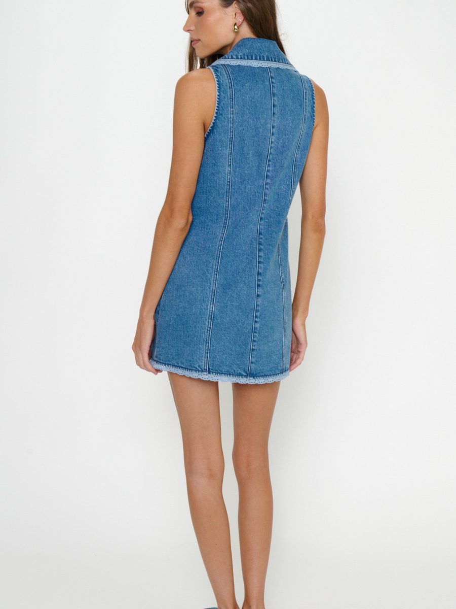 Maddox Dress ~ Waterfall Blue