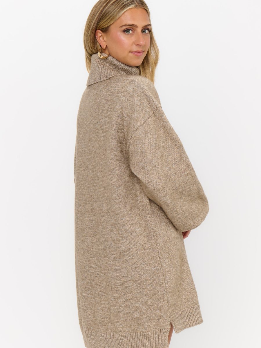 Chester Sweater Dress ~ Oatmeal Knit