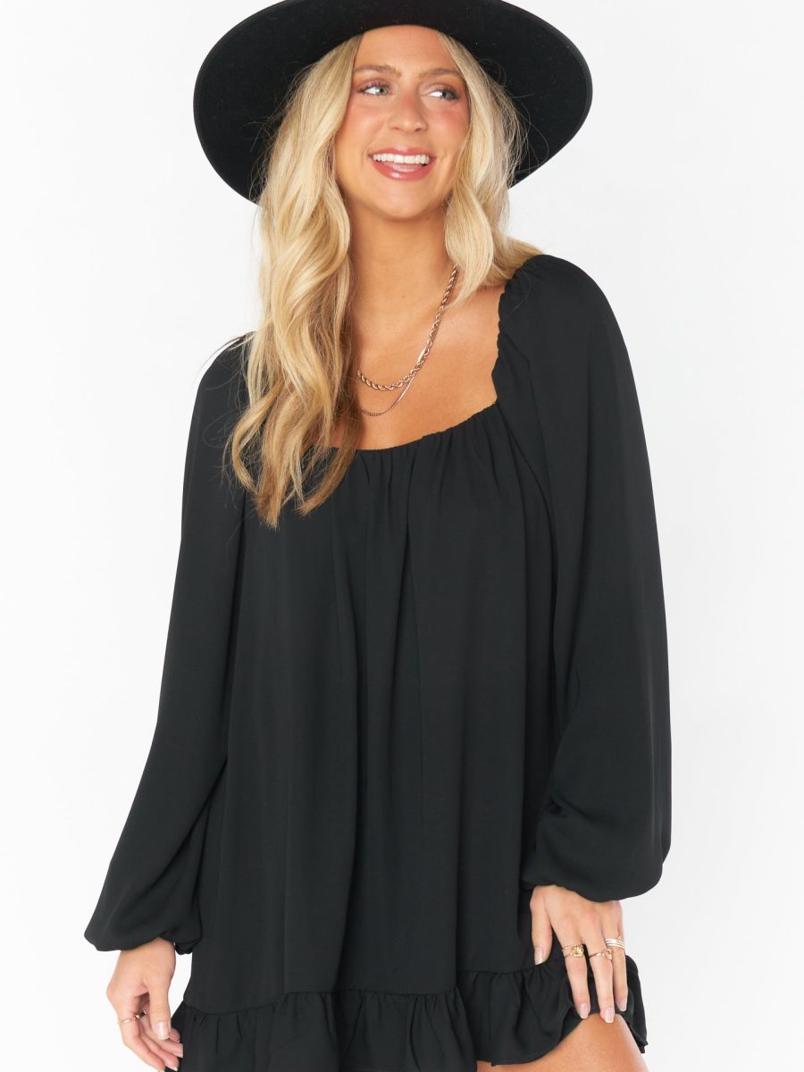 Briar Mini Dress ~ Black