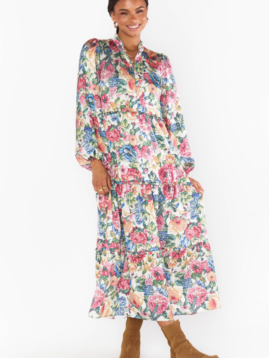 Loretta Maxi Dress ~ Dusty Meadows