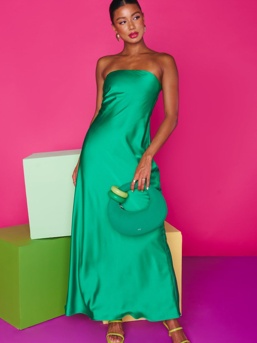 Clover Green Luxe Satin