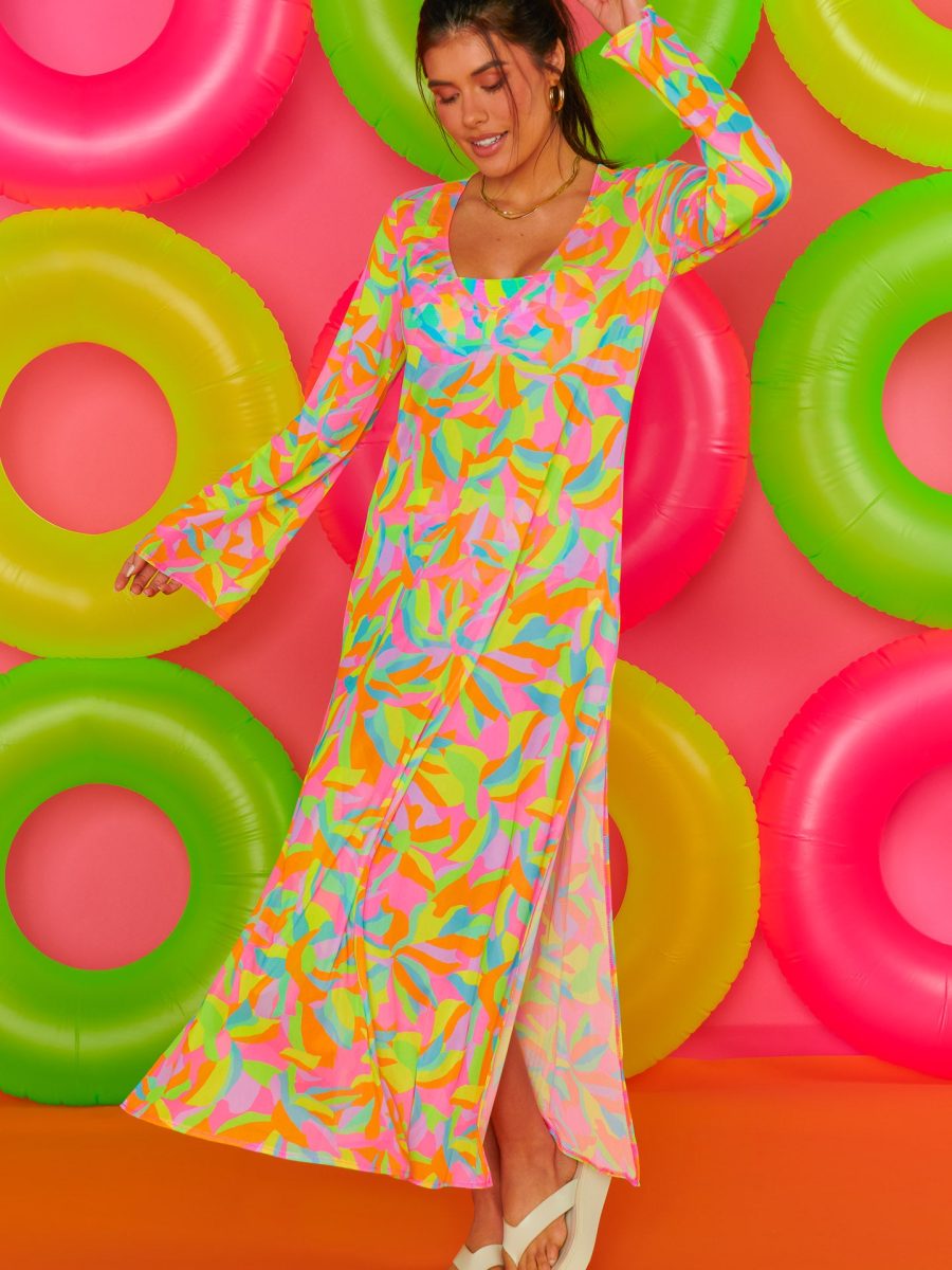 Santos Cover Up ~ Neon Tropics