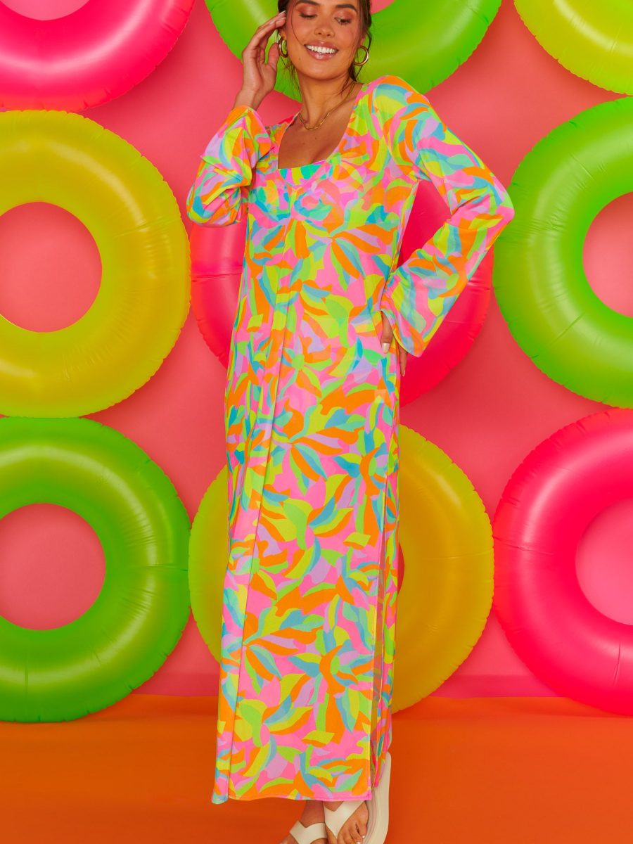 Santos Cover Up ~ Neon Tropics