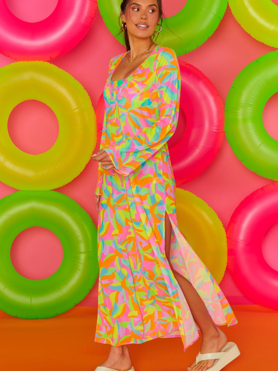 Santos Cover Up ~ Neon Tropics