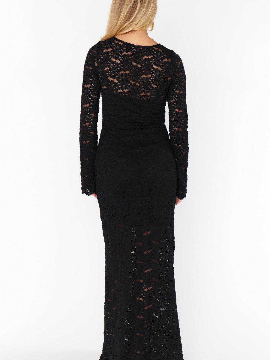 Anjelica Maxi Dress ~ Black Lace