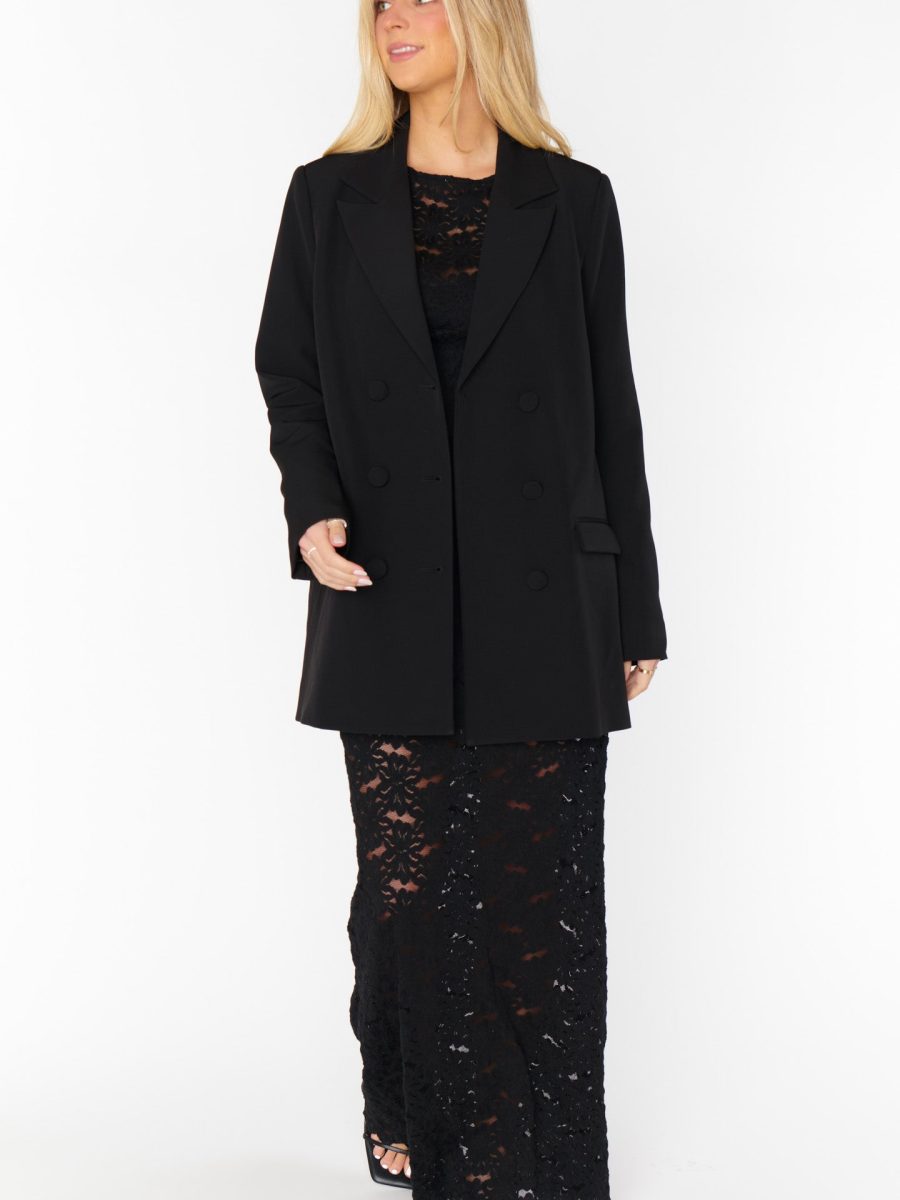 Anjelica Maxi Dress ~ Black Lace