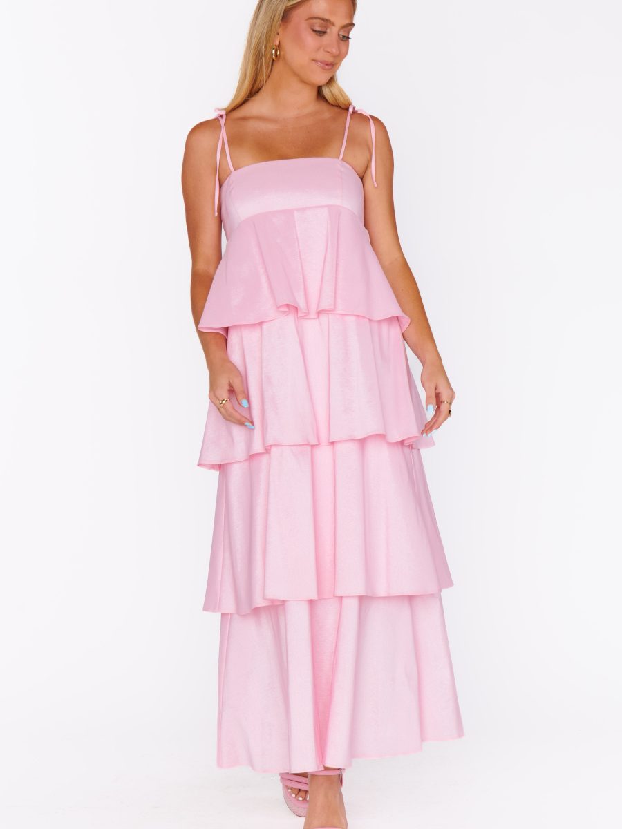 Meet Cute Dress ~ Light Pink Taffeta