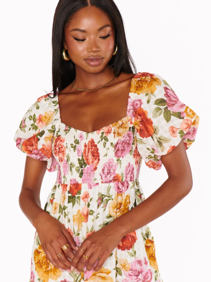 Joanna Maxi Dress ~ Ivory Hillside Floral