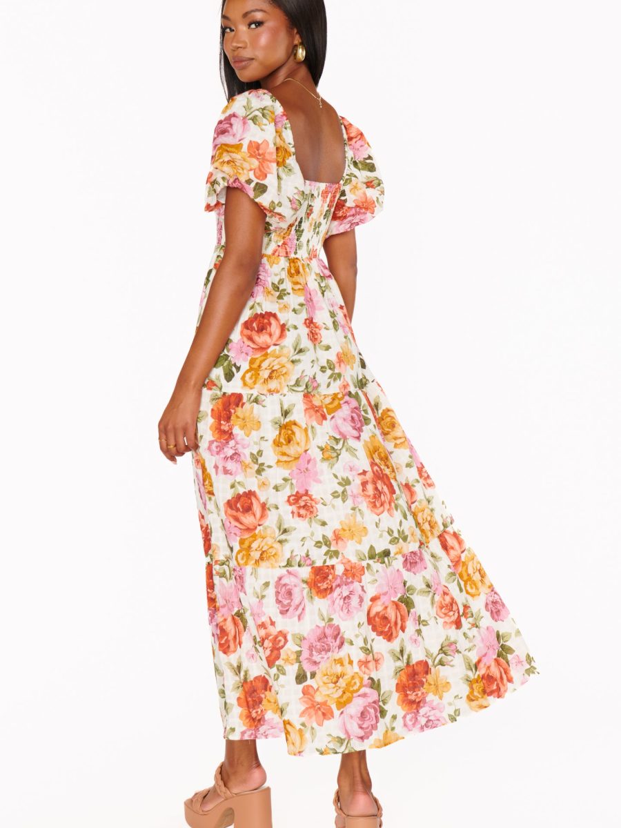 Joanna Maxi Dress ~ Ivory Hillside Floral