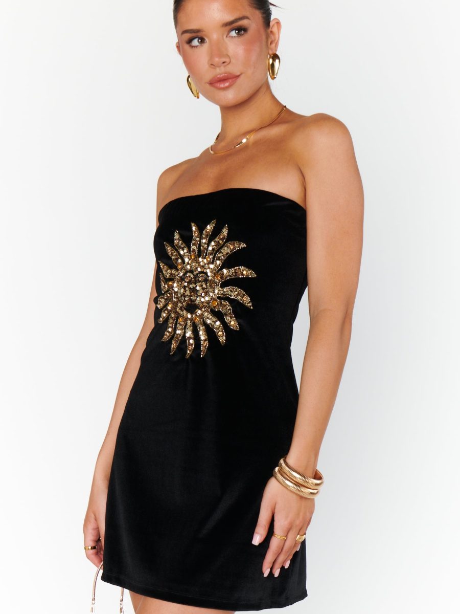 On My Way Dress ~ Sun Sequins Velvet