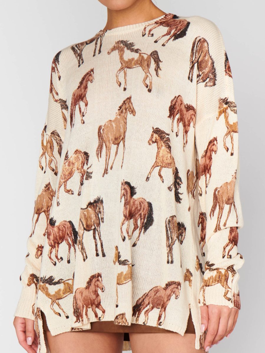 Bonfire Sweater ~ Wild Horses Knit
