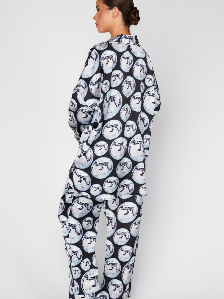 Overslept PJ Set ~ Disco Ball Silky