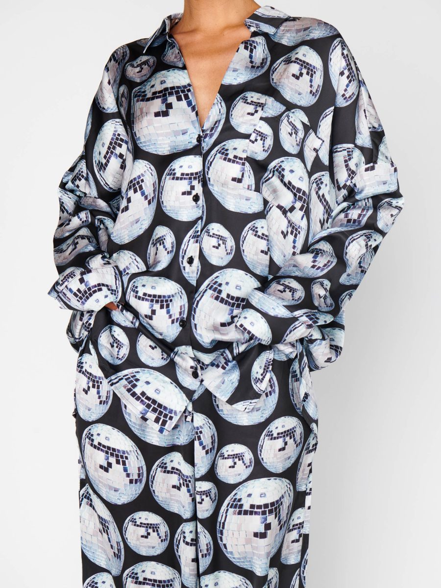 Overslept PJ Set ~ Disco Ball Silky