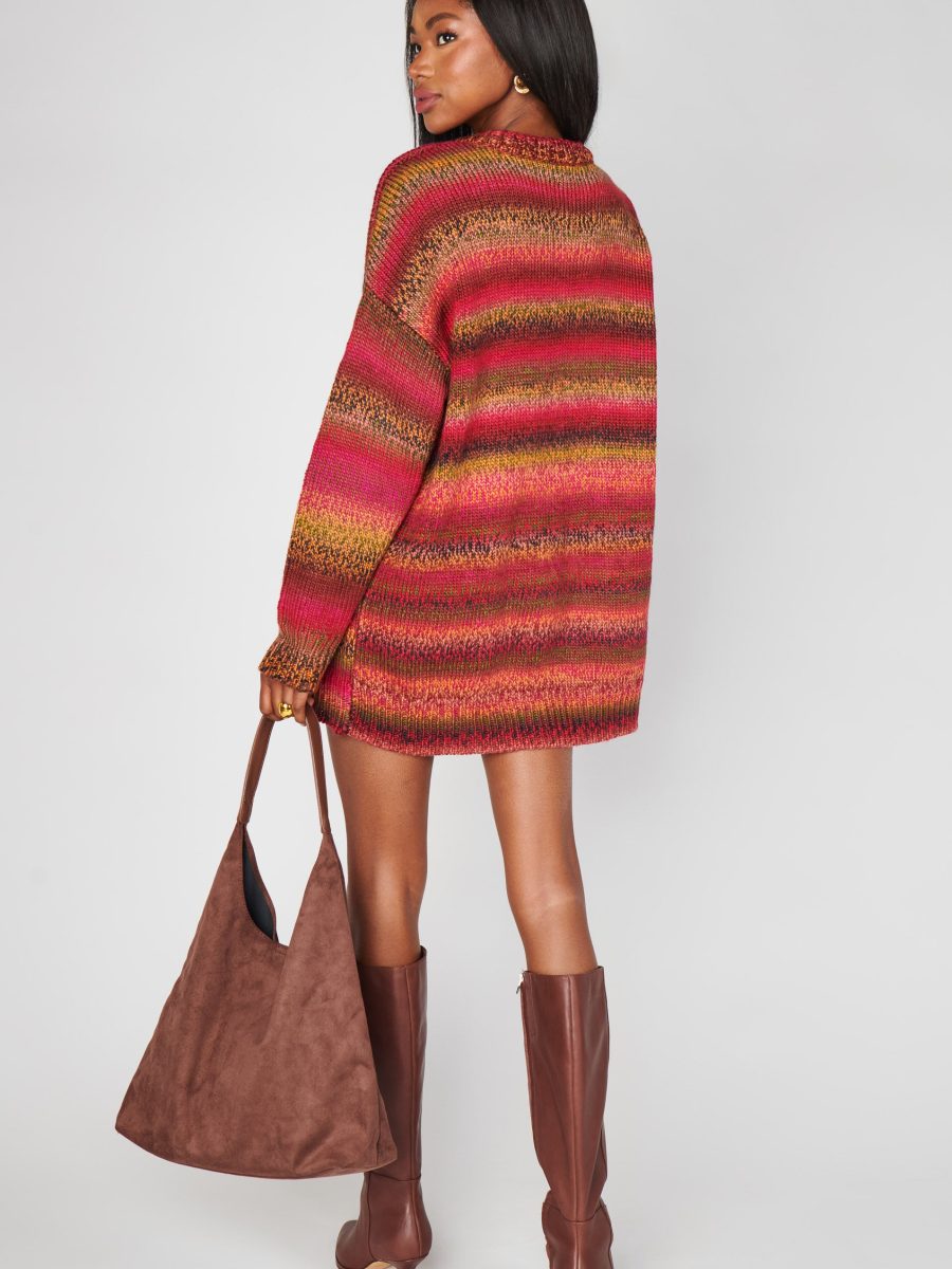 Canyon Tunic Sweater ~ Mood Ring Knit