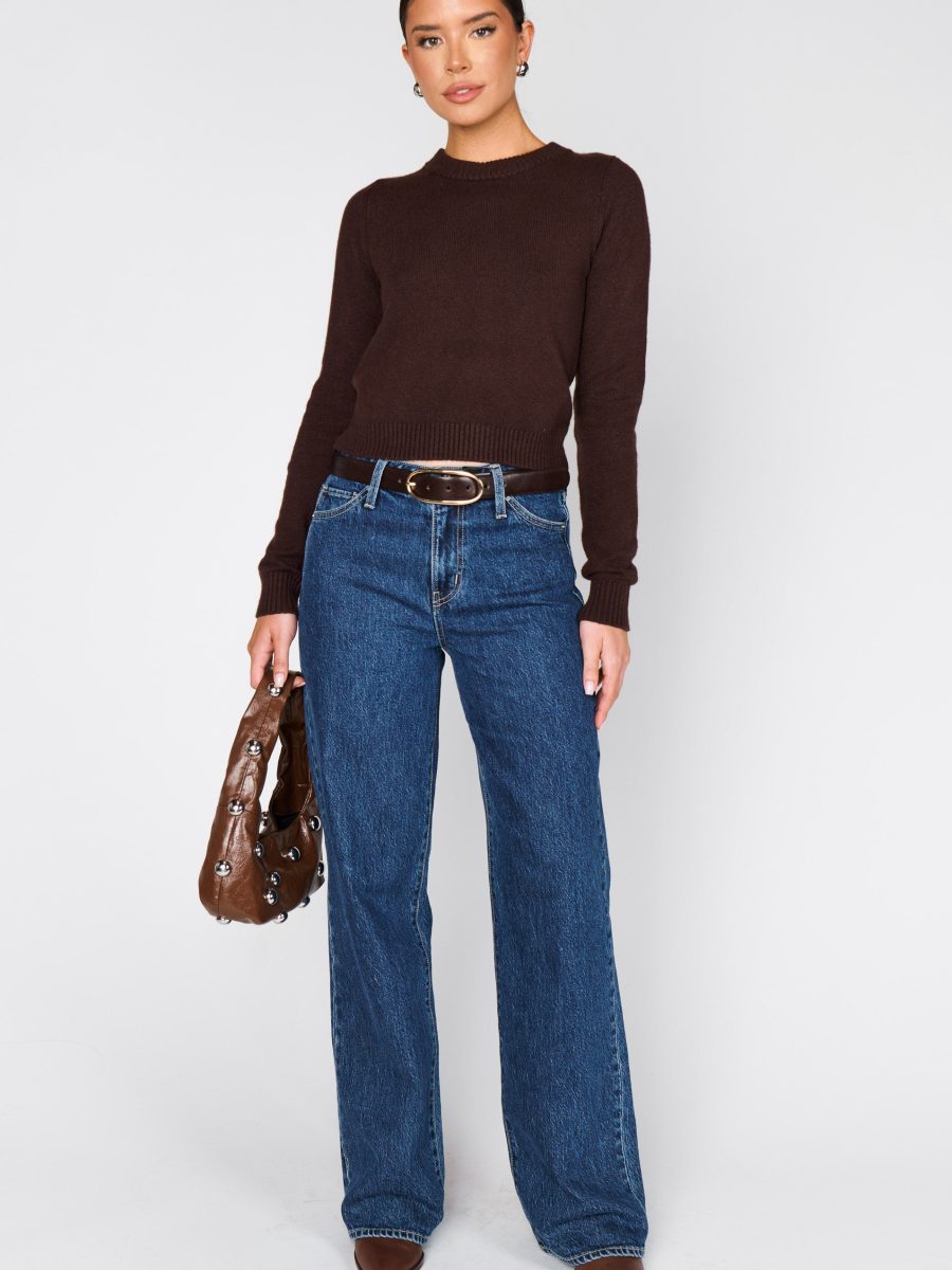 Tuck in Sweater ~ Mocha Knit