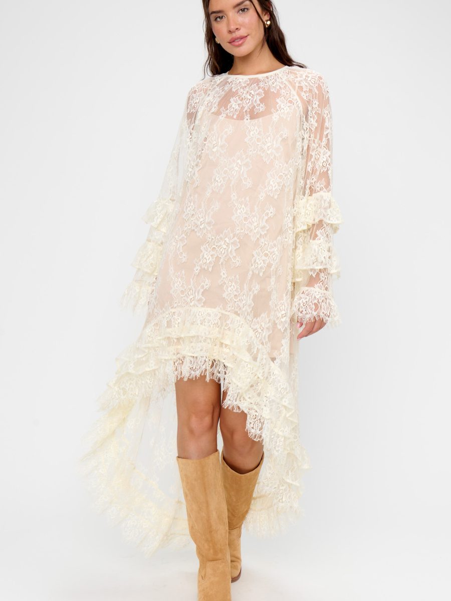 Joelle Maxi Dress ~ Dainty White Lace