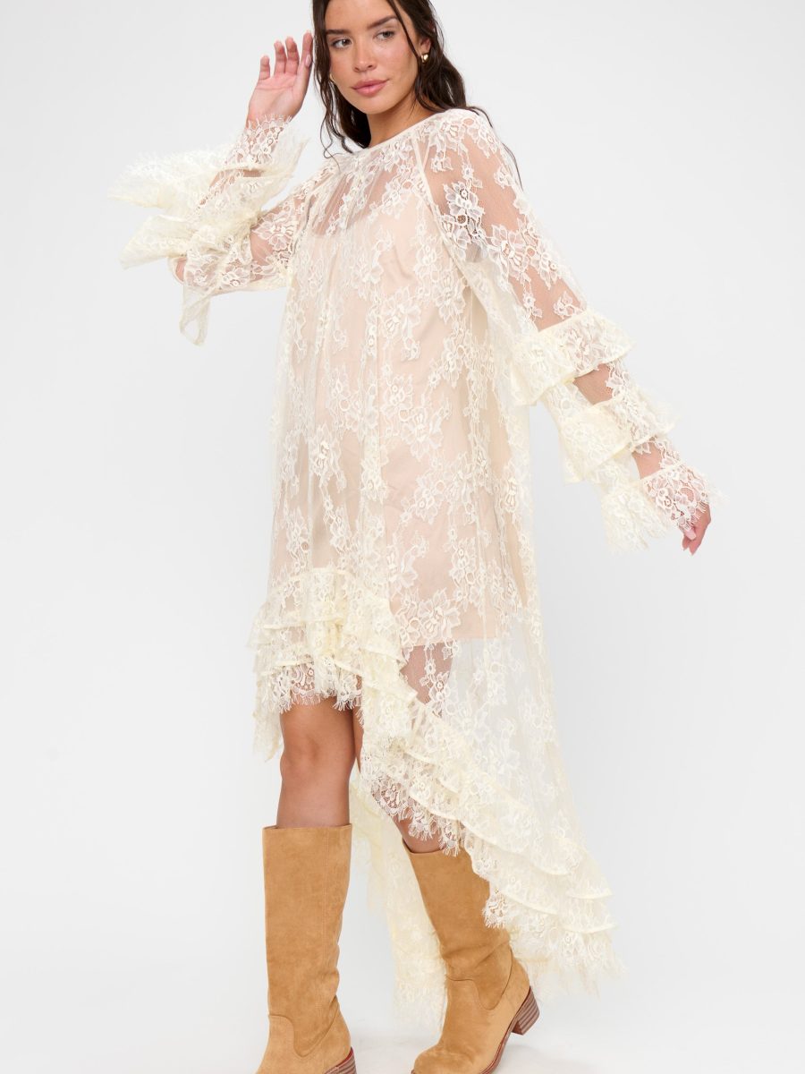 Joelle Maxi Dress ~ Dainty White Lace