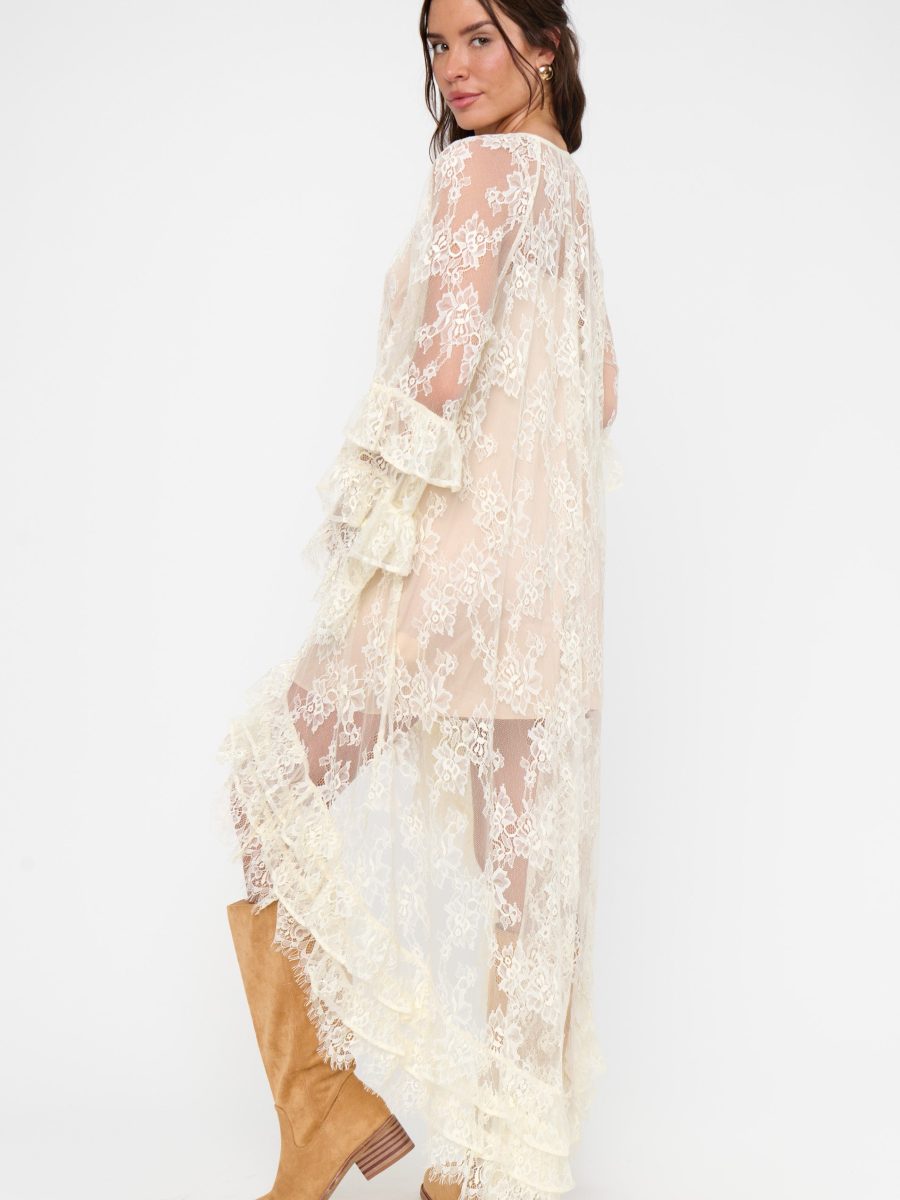 Joelle Maxi Dress ~ Dainty White Lace