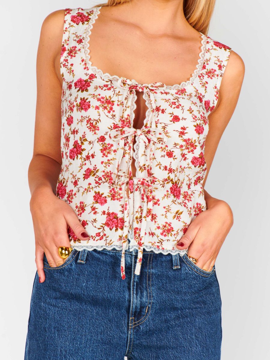 Mimi Top ~ Southern Roses