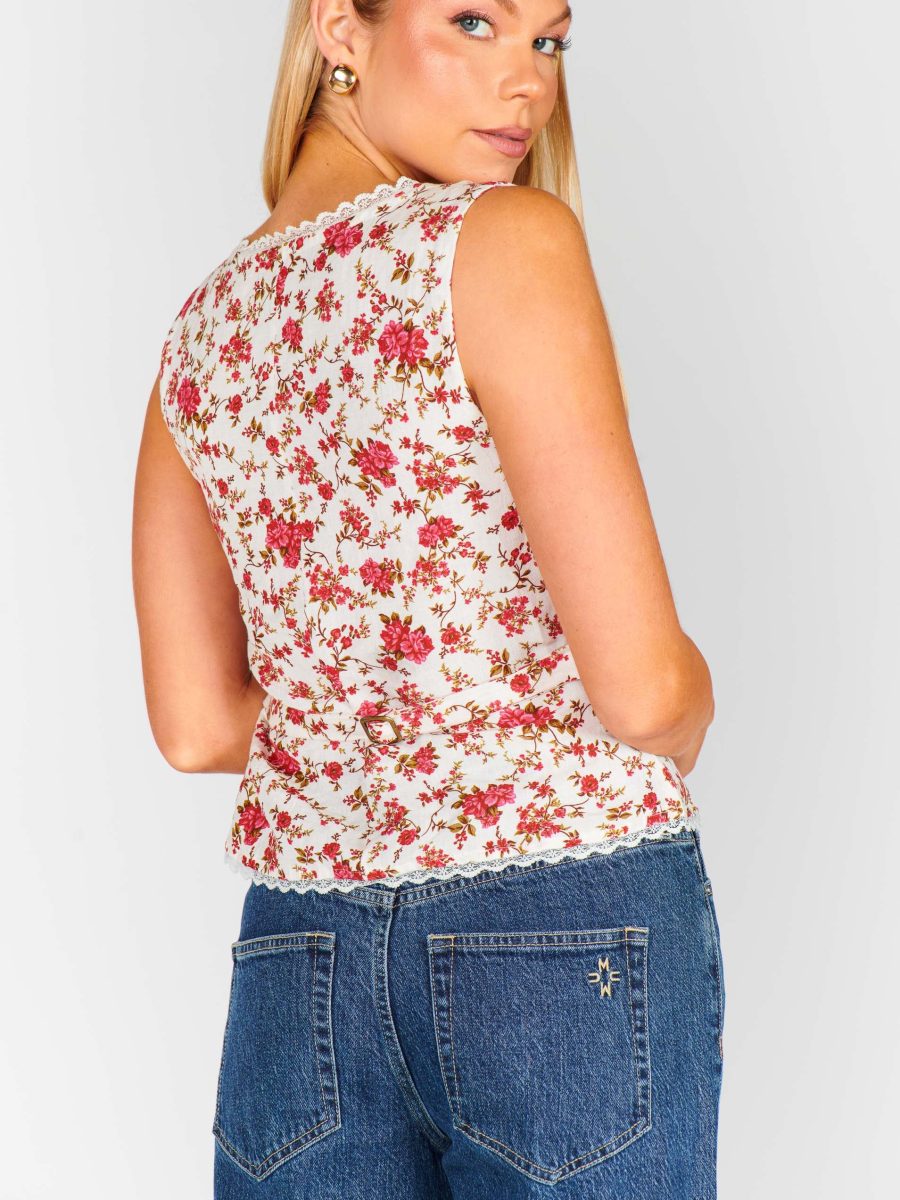 Mimi Top ~ Southern Roses