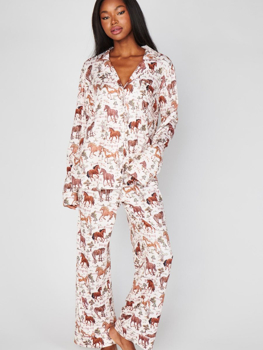 Classic PJ Set ~ Country Horses Jersey