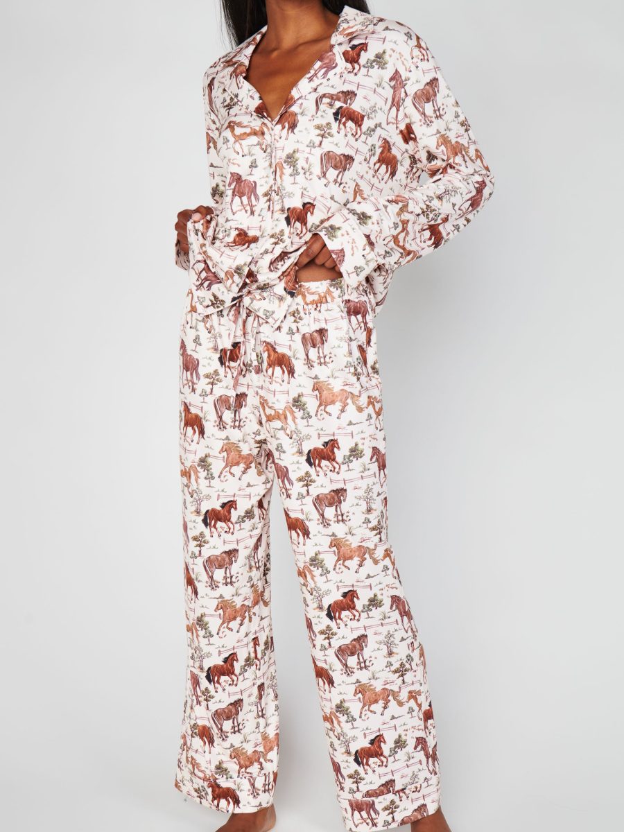 Classic PJ Set ~ Country Horses Jersey