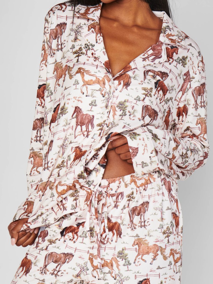 Classic PJ Set ~ Country Horses Jersey