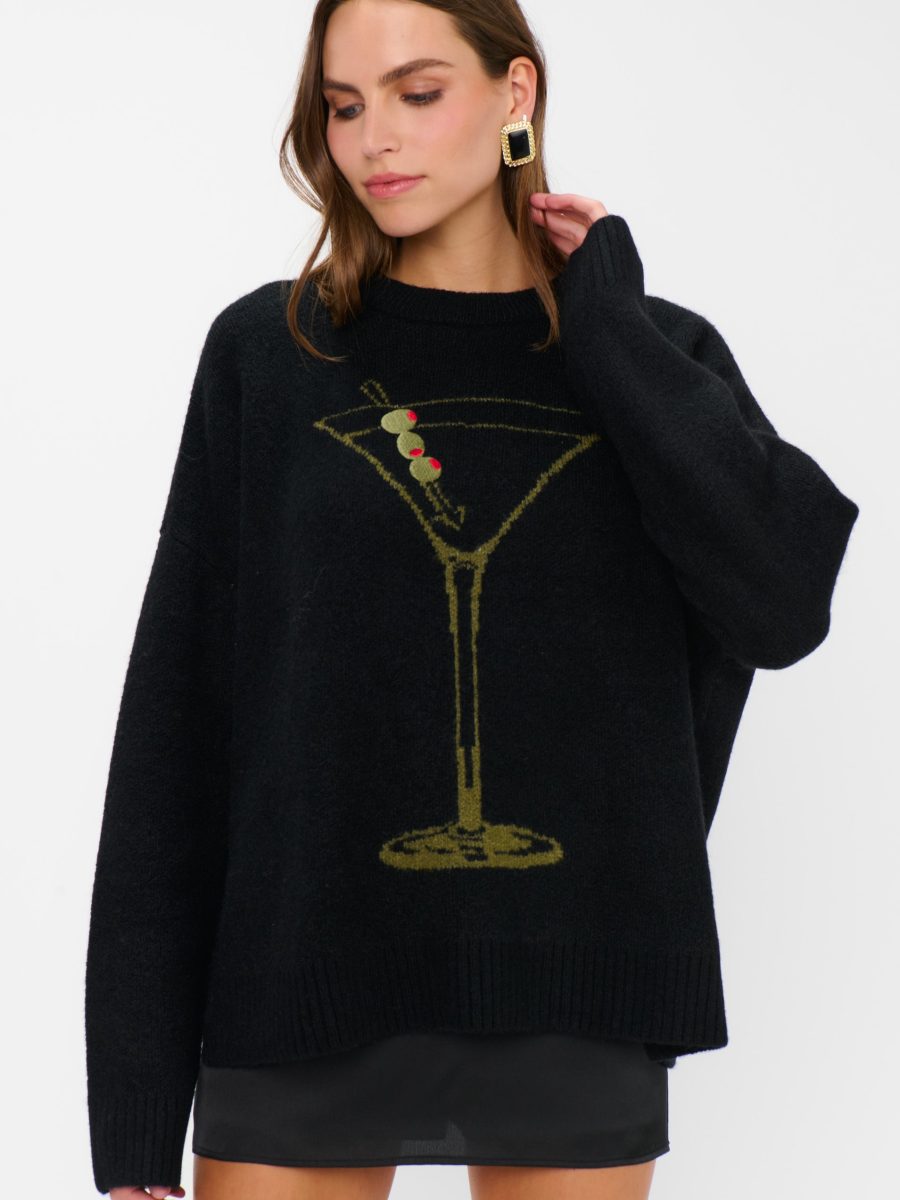 Settle In Sweater ~ Dirty Martini Knit