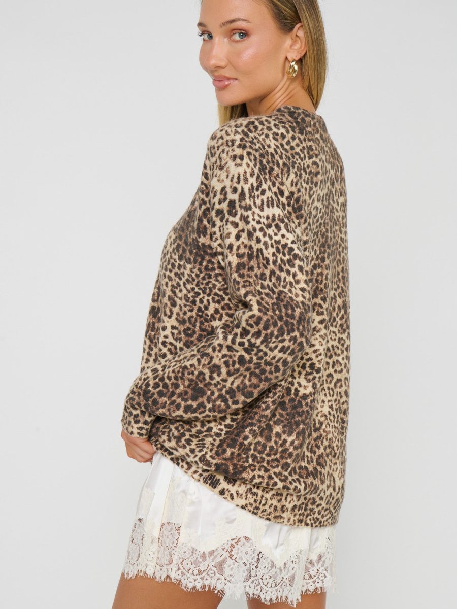Feel Good Sweater ~ Mod Leopard Knit