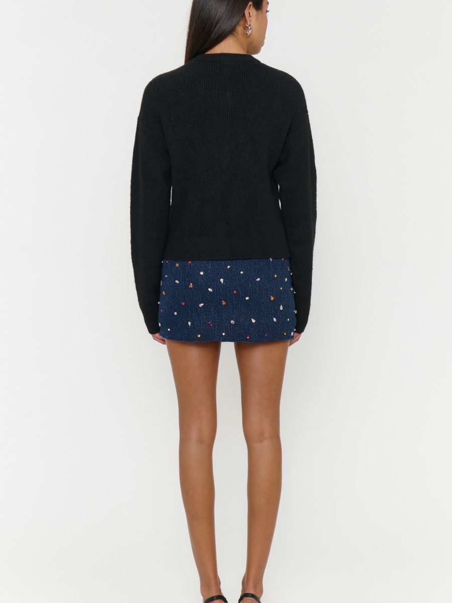Maggie Cardigan ~ Noir Knit