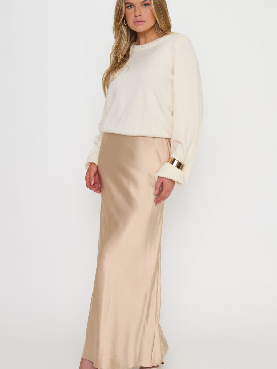 Tammi Twofer Maxi Dress ~ Champange Multi