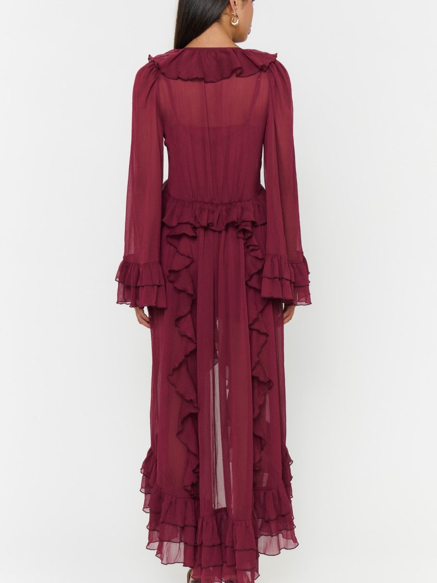 Shiloh Maxi Dress ~ Burgundy