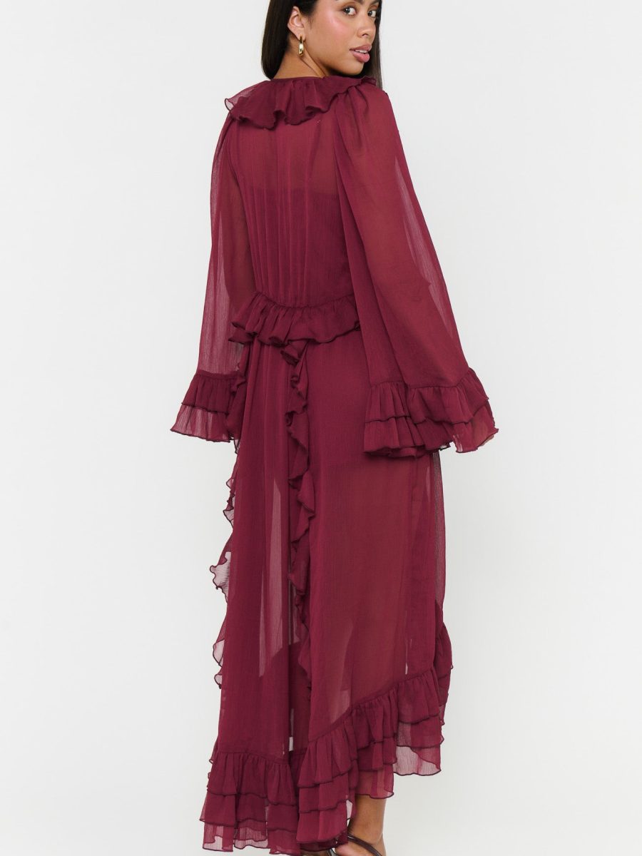 Shiloh Maxi Dress ~ Burgundy