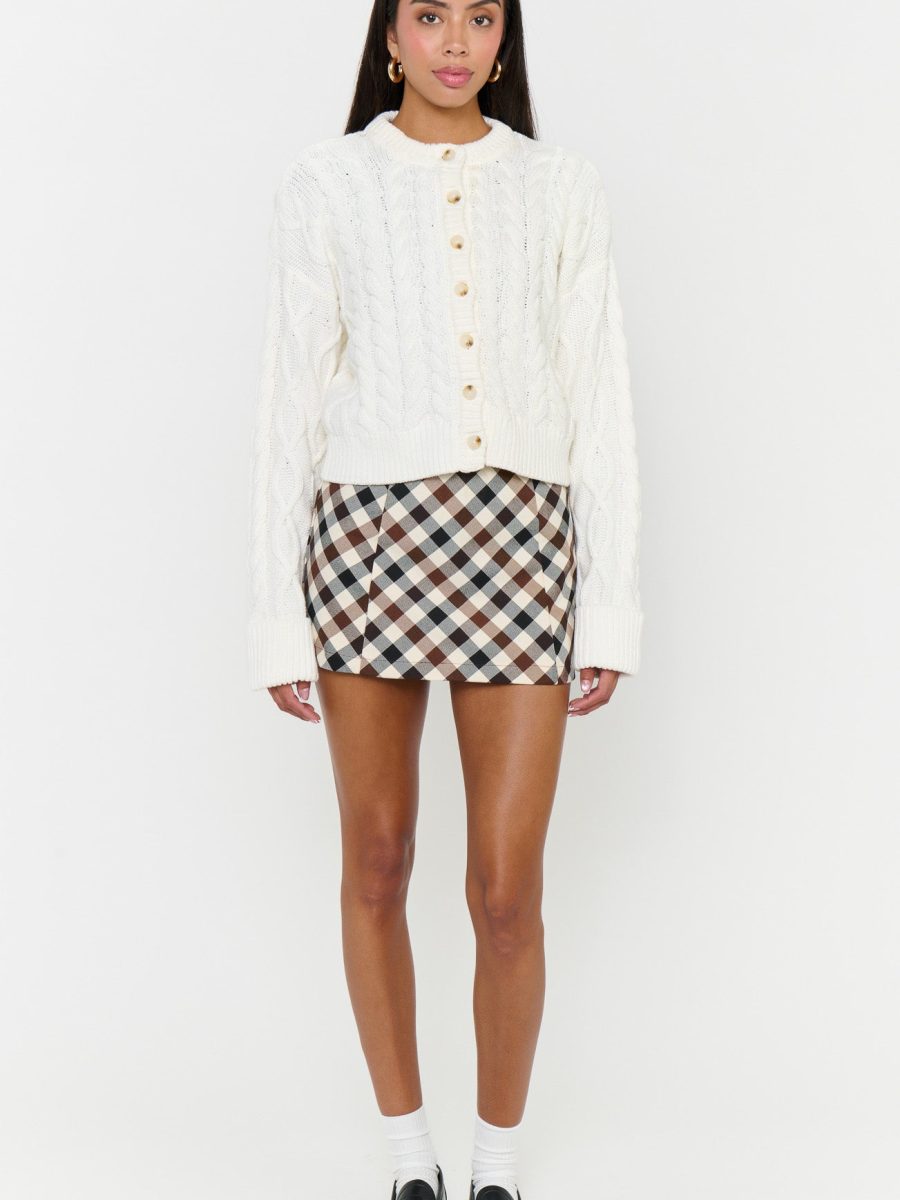 Gia Mini Skort ~ Spiced Plaid