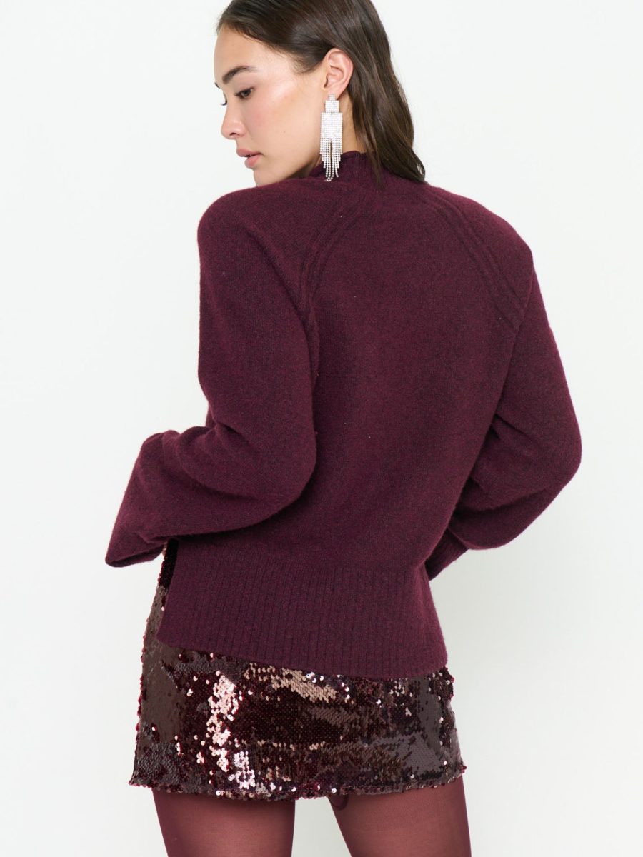 Emerson Sweater ~ Merlot Knit