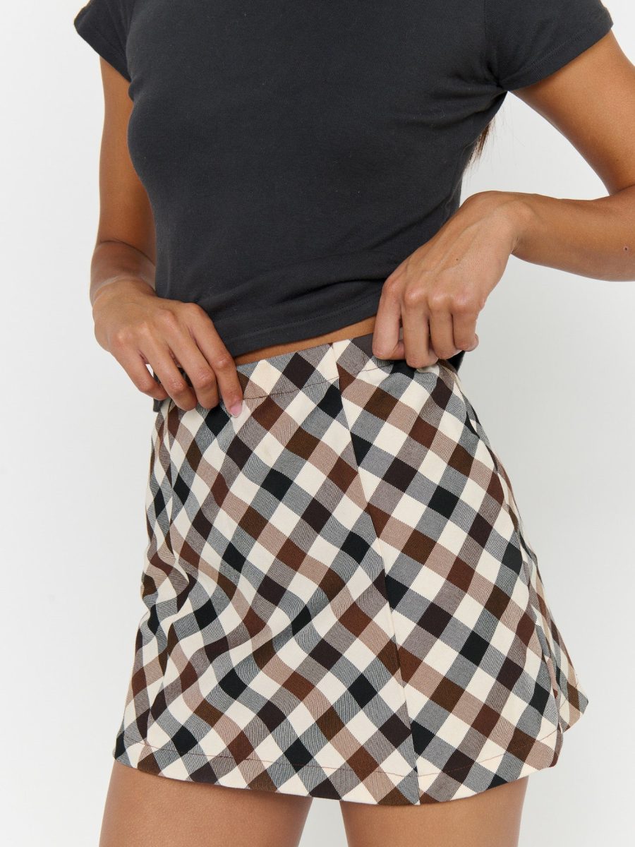 Gia Mini Skort ~ Spiced Plaid