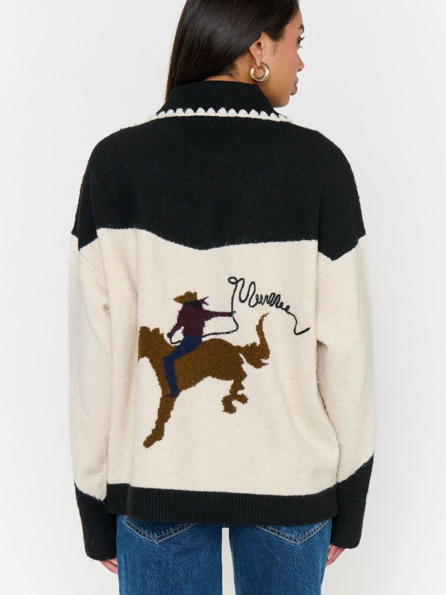 Los Almos Sweater ~ Horse Embroidered Knit
